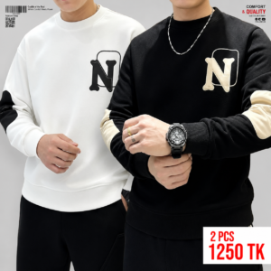Men's premium sweatshirt 2 pcs combo