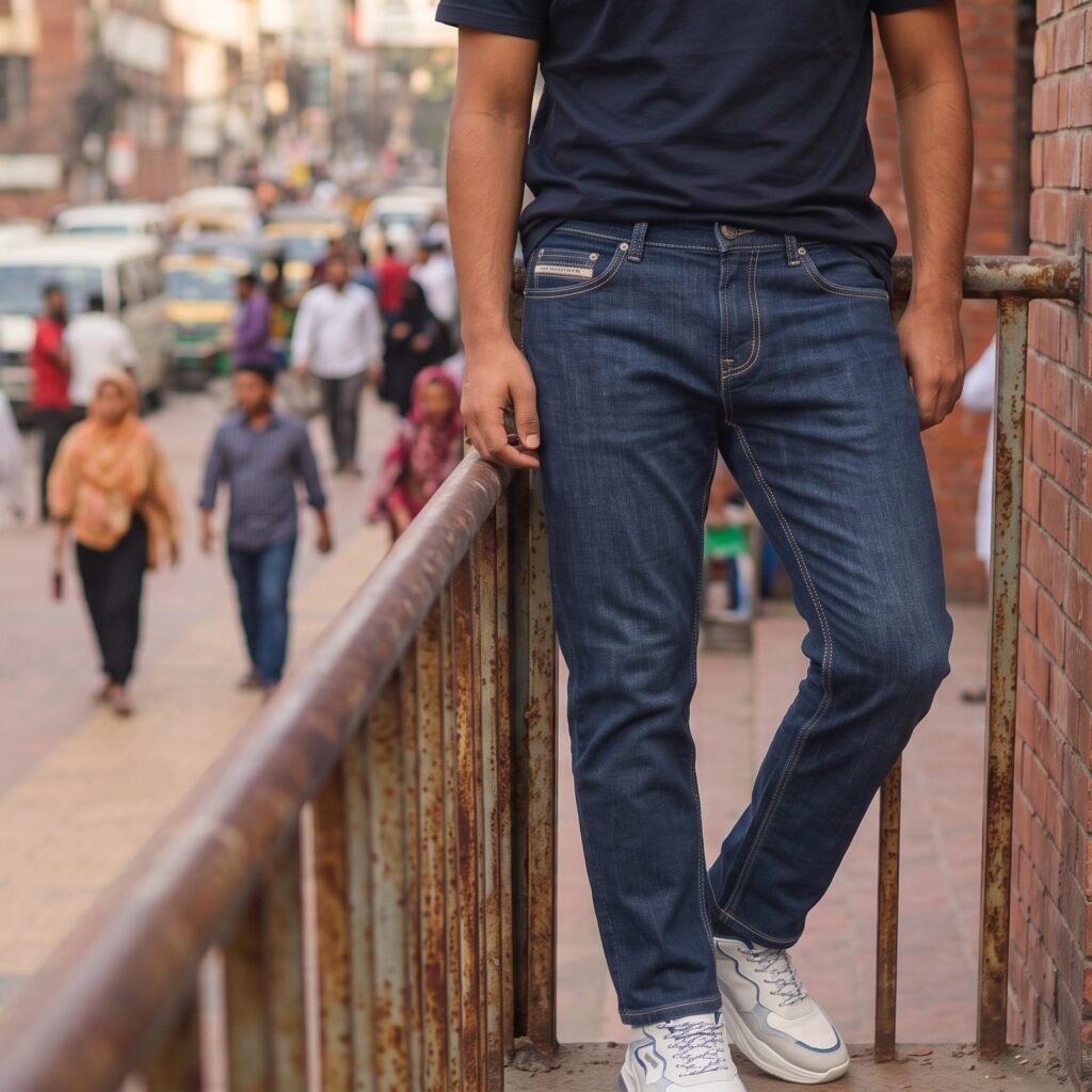 Diesel Brand’s denim jeans pant- Deep blue Raw wash